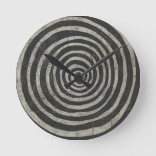 Sten - Spiral Rund Klocka