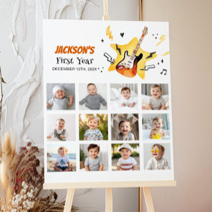 Sten Star Birthday Photo Milestone Poster