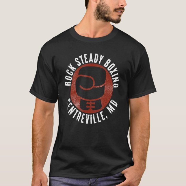 Sten Steady Boxing Centreville Md T Shirt (Framsida)