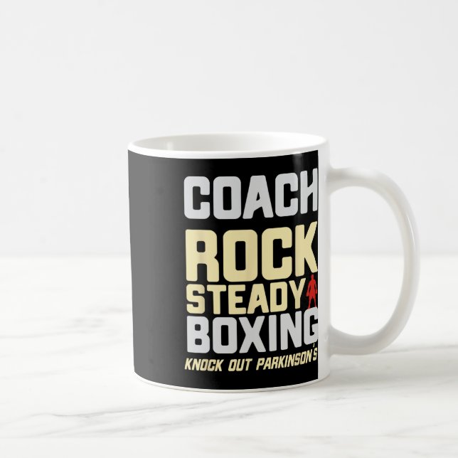 Sten Steady Boxing Coach Beat Parkinsons Kaffemugg (Höger)