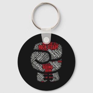 Sten Steady Boxing Glove Parkinsons Nyckelring
