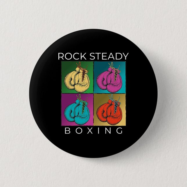 Sten Steady Boxing-handskar med flera färg Knapp (Framsida)