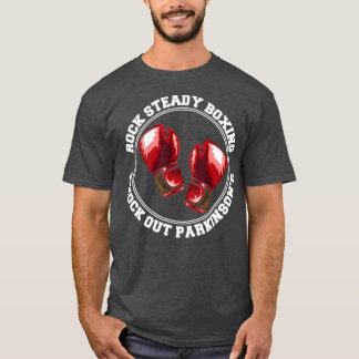 STEN STEADY BOXING KNOCK OUT PARKINSONS FIGHTER T SHIRT