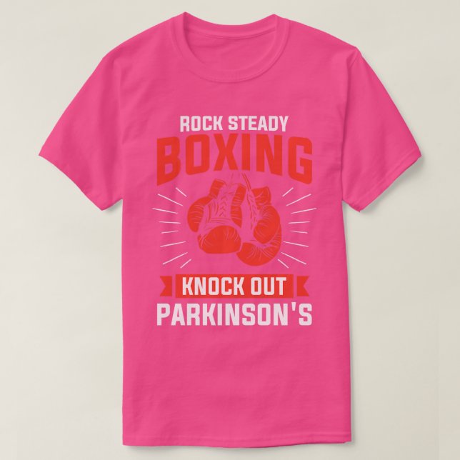 Sten Steady Boxing Knock ut Parkinsons Boxer Long T Shirt (Design framsida)