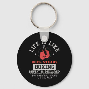 Sten Steady Boxing Parkinsons 2 Nyckelring