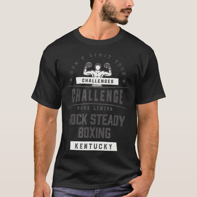 Sten Steady Boxing Parkinsons Kentucky T Shirt (Framsida)