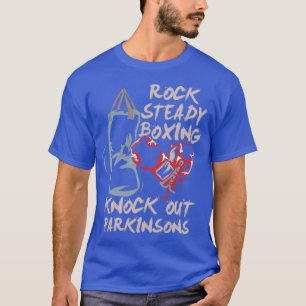 Sten Steady Boxing slår ut Parkinsons Fighter T Shirt