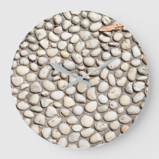 Sten Stones Cobblestone Pathway Natur Photography Stor Klocka (Framsida)