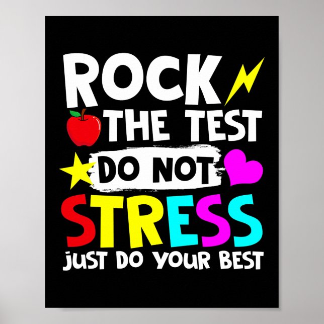 Sten Stressar inte att du gör ditt bästa Poster (Framsidan)