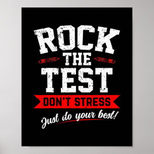 Sten Stressar inte bara ditt bästa test Poster
