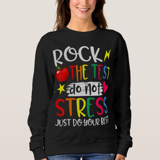 Sten Stressar inte testet bara det bästa testet T Shirt (Framsida)