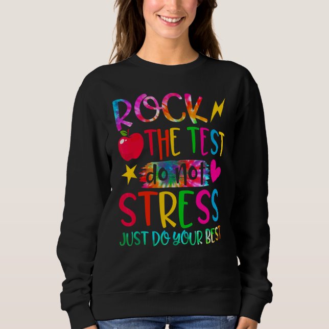 Sten Stressar inte testet bara det bästa testet T Shirt (Framsida)