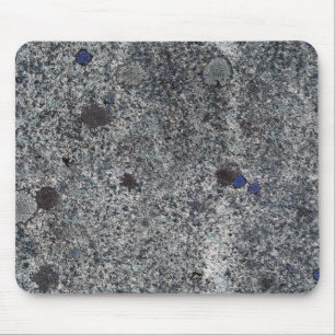 Sten Struktur Grått Granite med blå uppgifter Musmatta