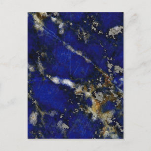 Sten struktur: Lapis lazuli Vykort
