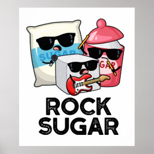 Sten Sugar Funny Food Pun Poster