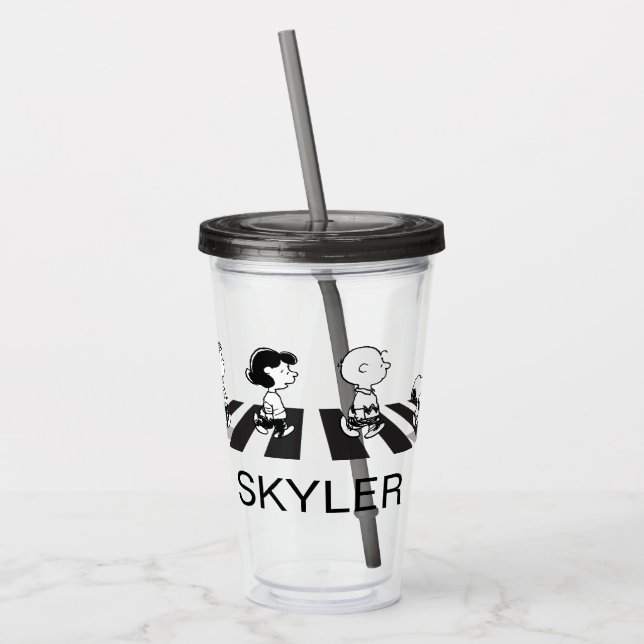 Sten Tees | Group Walk | Lägg till ditt namn Take Away Mugg (Vänster)