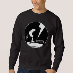 Sten Tees Snoopy Howling Lång Ärmad Tröja