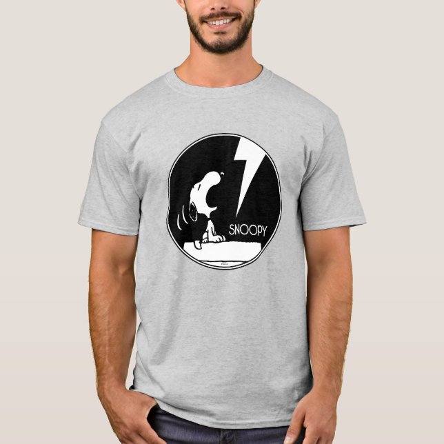 Sten Tees | Snoopy Howling T Shirt (Framsida)