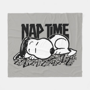 Sten Tees Snoopy Nap Time Fleecefilt