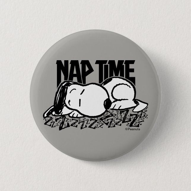 Sten Tees | Snoopy Nap Time Knapp (Framsida)