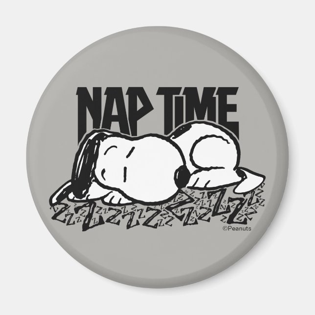 Sten Tees | Snoopy Nap Time Magnet (Framsidan)