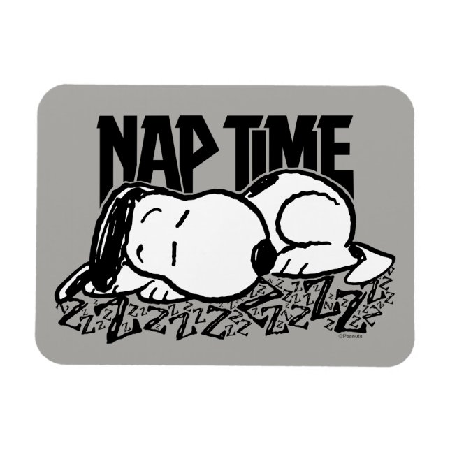 Sten Tees | Snoopy Nap Time Magnet (Horisontell)
