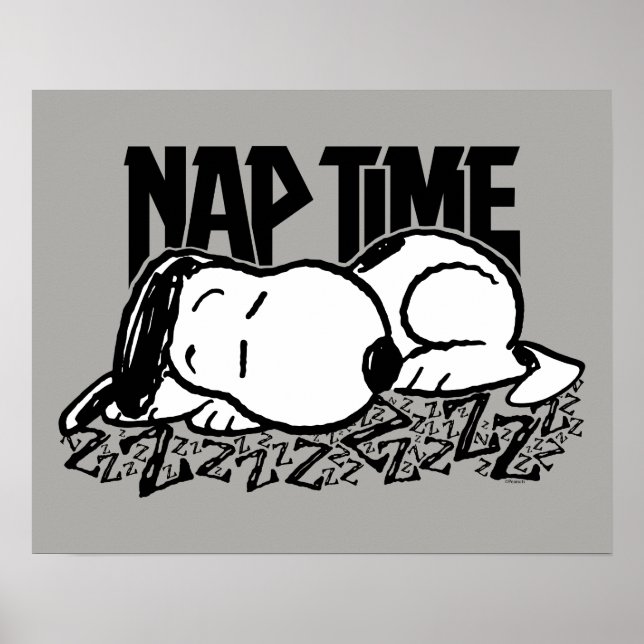 Sten Tees | Snoopy Nap Time Poster (Framsidan)