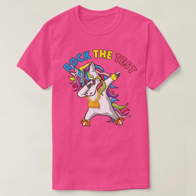 Sten: Test Unicorn Funny Testing Teaching Stude T Shirt (Design framsida)