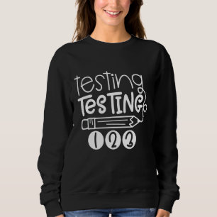 Sten testdagslärarens testdag för regnbåge t shirt