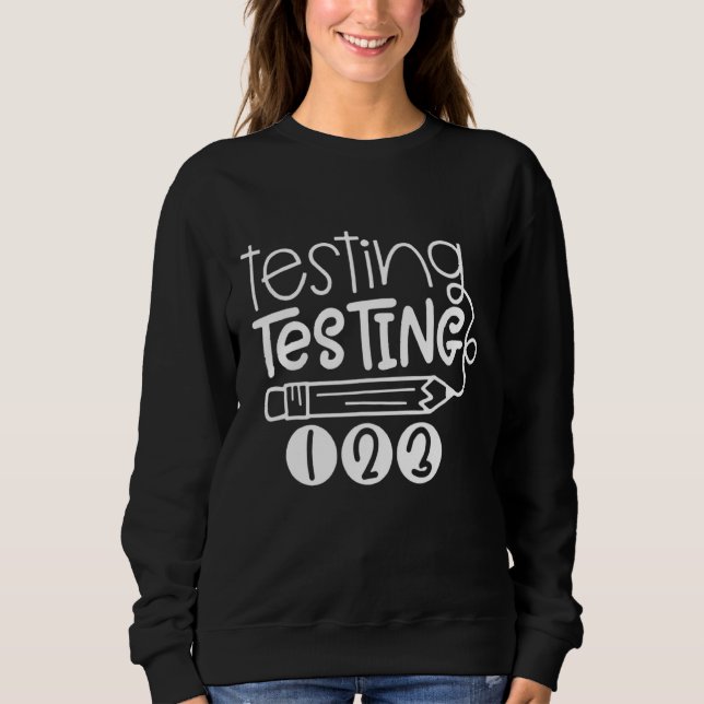 Sten testdagslärarens testdag för regnbåge t shirt (Framsida)