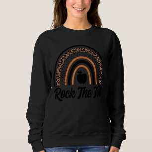 Sten testdagslärarens testdag för regnbåge t shirt