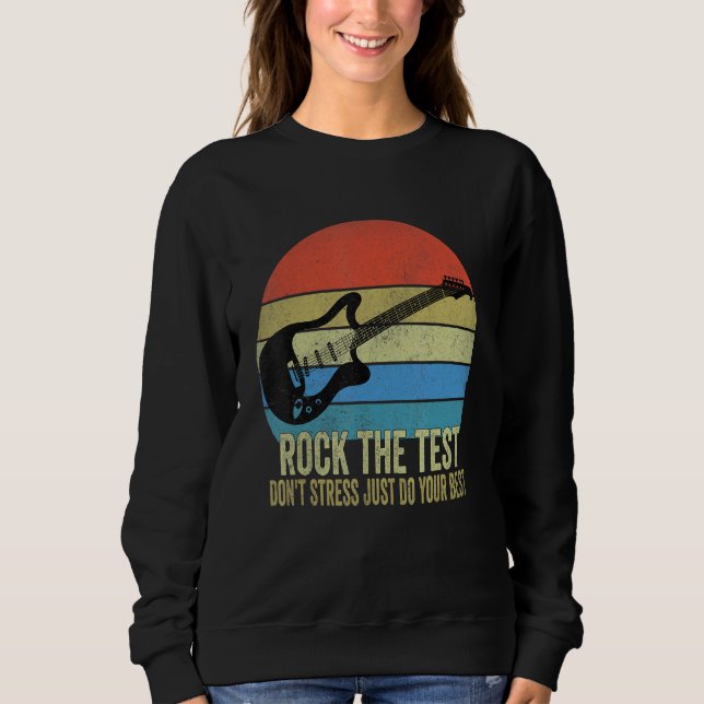 Sten Testdonet Stressar testdagen Te T Shirt (Framsida)
