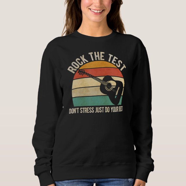 Sten Testdonet Stressar testdagsskolan T Shirt (Framsida)