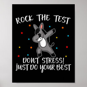Sten testet Stressa inte bara göra ditt bästa Poster
