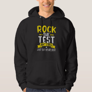 Sten testet Stressa inte bara göra ditt bästa val Hoodie