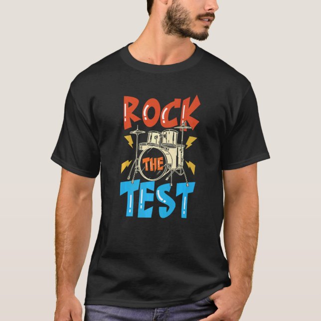 Sten Testprovningsdagen för testskolan T Shirt (Framsida)