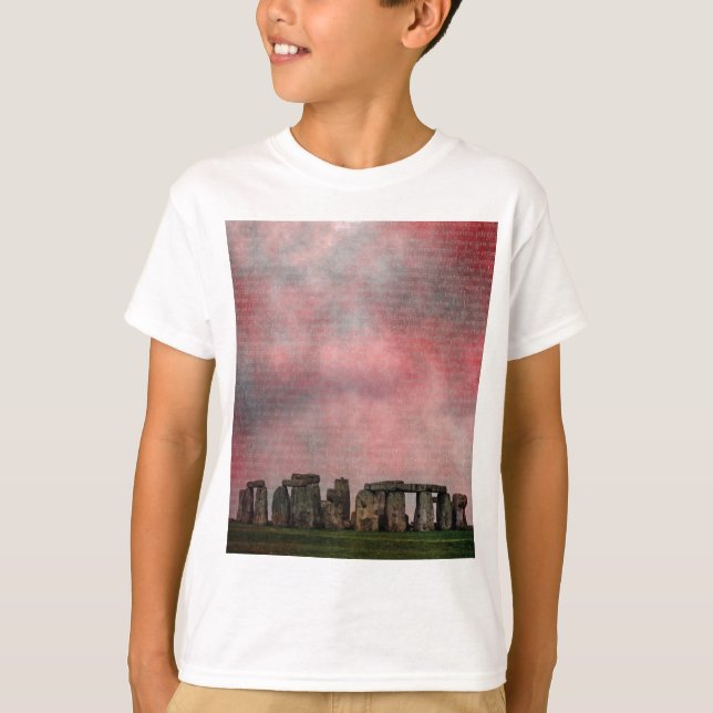 Sten Textural Henge T-shirt (Framsida)