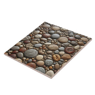 Sten Texturerad mönsterritning Kakelplatta