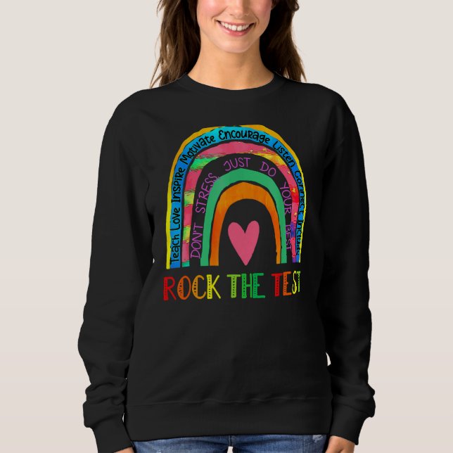 Sten: The Test Day Teacher Rainbow Skriv ut AP T Shirt (Framsida)