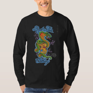 Sten Thiz bekläda & tatueringTony manar långärm Tee Shirt