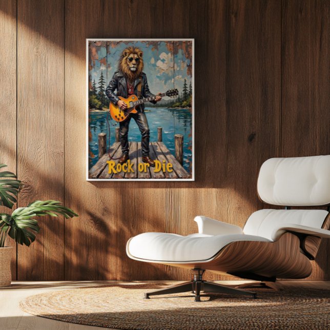 Sten "Til the Roar: Lakeside Lejon Poster (Skapare uppladdad)