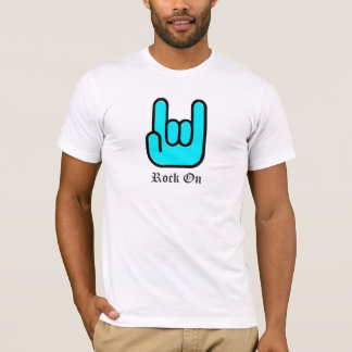 Sten undertecknar räcker manar utslagsplats tee shirt