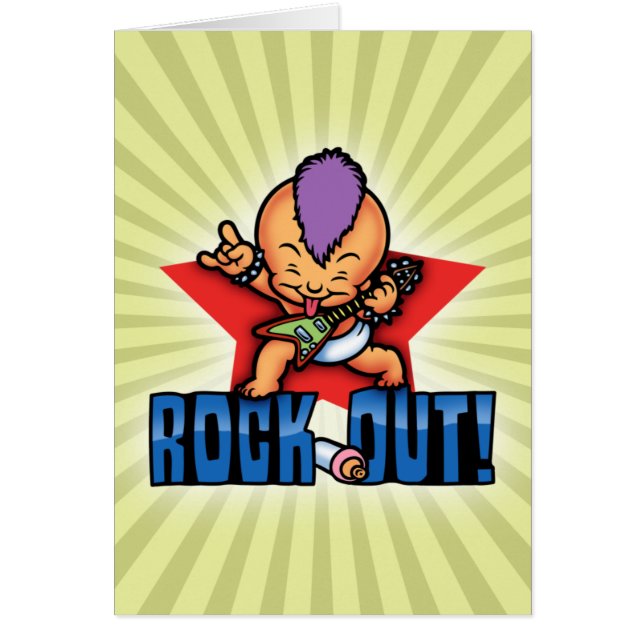 Sten ut! hälsningskort (Framsidan)