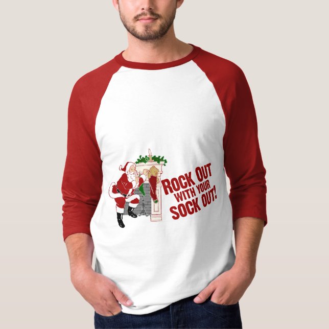Sten ut med din socka ut! t-shirt (Framsida)