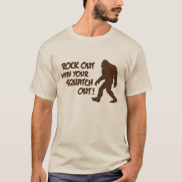 Sten ut med din Squatch ut skjorta Tee