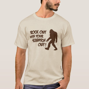 Sten ut med din Squatch ut skjorta Tee