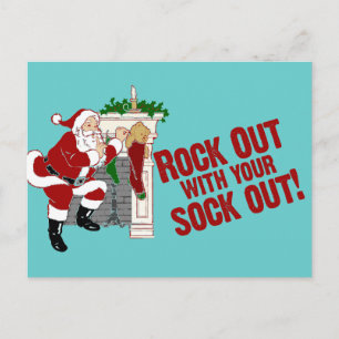 Sten ut ur ditt sock! vykort