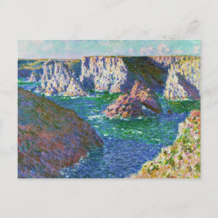 Sten vid Belle-Ile Claude Monet Vykort