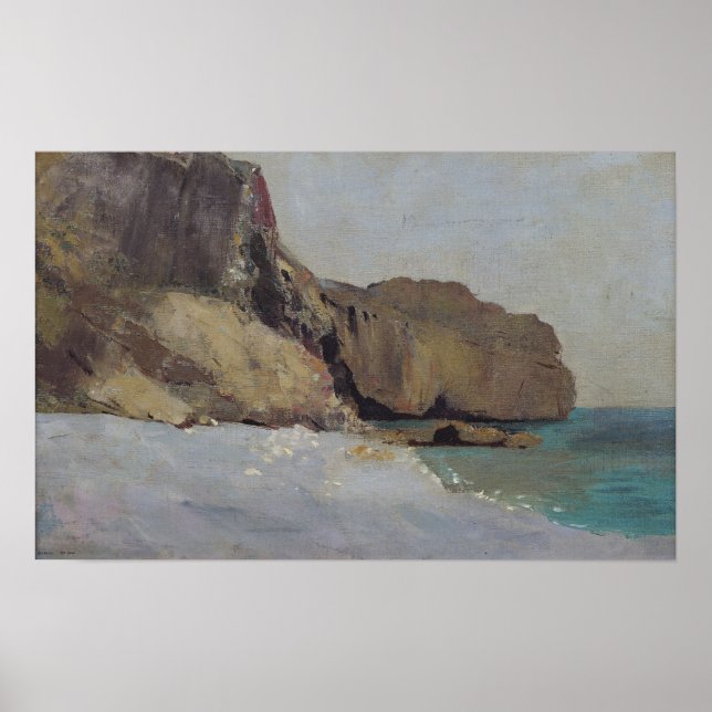 Sten vid Vallieres, nära Royan Poster (Framsidan)