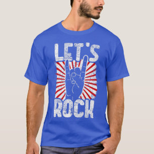 Sten Vintage Rock and roll Music Älskare T Shirt